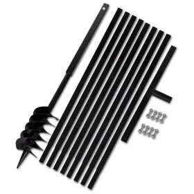 Earth Auger with 120 mm Handle and 9 m Steel Extension Tube by vidaXL, Helical augers - Ref: Foro24-270524, Price: 115,13 €, ...