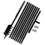 Taladro De Tierra Con Mango 120 mm Con Tubo De Extensión 9 M Acero de vidaXL, Barrenas helicoidales - Ref: Foro24-270524, Pre...