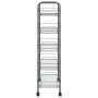 Carrito de cocina 5 niveles hierro gris 46x26x105 cm de vidaXL, Carros de cocina y comedor - Ref: Foro24-336330, Precio: 54,0...