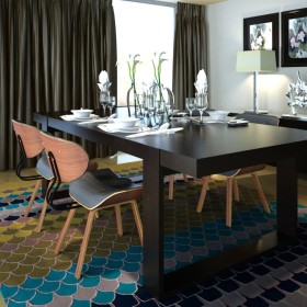 Sillas de comedor 4 unidades madera curvada y cuero artificial de vidaXL, Sillas de comedor - Ref: Foro24-270550, Precio: 559...