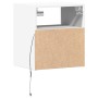 Mueble de TV de pared con luces LED blanco 41x31x45 cm en Muebles TV | Comprar online en Foru.es