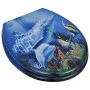 Asientos de inodoro con tapas 2 uds MDF delfín de vidaXL, Asientos de inodoros y bidés - Ref: Foro24-275912, Precio: 74,32 €,...