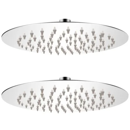Cabezal de ducha efecto lluvia 2 uds acero inoxidable Ø 20 cm de vidaXL, Cabezales de ducha - Ref: Foro24-275934, Precio: 27,...