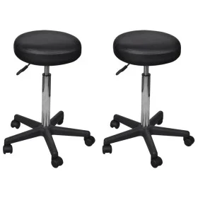 Bürostühle 2 Stück Kunstleder Schwarz von vidaXL, Bürostühle - Ref: Foro24-277176, Preis: 102,23 €, Rabatt: %