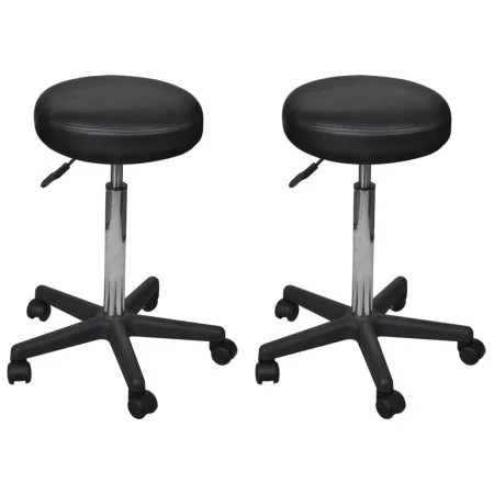 Bürostühle 2 Stück Kunstleder Schwarz von vidaXL, Bürostühle - Ref: Foro24-277176, Preis: 102,23 €, Rabatt: %