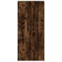 Mueble zapatero madera contrachapada roble humo 80x35,5x180 cm de vidaXL, Zapateros y organizadores de calzado - Ref: Foro24-...
