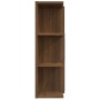 Armario con espejo baño madera marrón roble 80x20,5x64 cm de vidaXL, Tocadores de baño - Ref: Foro24-815524, Precio: 74,26 €,...
