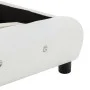 Cama con colchón cuero sintético blanco 140x200 cm de vidaXL, Camas y somieres - Ref: Foro24-277571, Precio: 449,76 €, Descue...