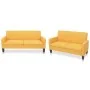 2-piece yellow fabric sofa set by vidaXL, Sofas - Ref: Foro24-278214, Price: 539,88 €, Discount: %