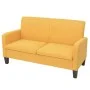 Conjunto de sofás 2 piezas tela amarillo de vidaXL, Sofás - Ref: Foro24-278214, Precio: 539,88 €, Descuento: %