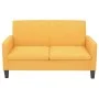 Conjunto de sofás 2 piezas tela amarillo de vidaXL, Sofás - Ref: Foro24-278214, Precio: 539,88 €, Descuento: %