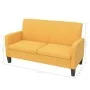 Conjunto de sofás 2 piezas tela amarillo de vidaXL, Sofás - Ref: Foro24-278214, Precio: 539,88 €, Descuento: %