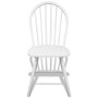 Sillas de comedor 6 unidades madera maciza de caucho blanca de vidaXL, Sillas de comedor - Ref: Foro24-272090, Precio: 461,48...