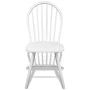 Sillas de comedor 6 unidades madera maciza de caucho blanca de vidaXL, Sillas de comedor - Ref: Foro24-272090, Precio: 441,00...