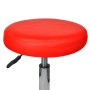 Taburetes de oficina 2 uds cuero sintético rojo de vidaXL, Sillas de oficina - Ref: Foro24-277177, Precio: 93,22 €, Descuento: %