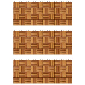 Baldosas de porche 30x30 cm acacia 30 piezas de vidaXL, Suelos y moquetas - Ref: Foro24-271793, Precio: 122,34 €, Descuento: %