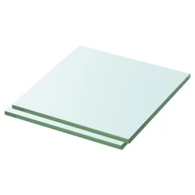 Estantes 2 unidades panel de vidrio transparente 30x25 cm de vidaXL, Estantes y estanterías - Ref: Foro24-3051550, Precio: 30...