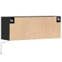 Mueble de TV de pared con luces LED negro 100x31x35 cm en Muebles TV | Comprar online en Foru.es