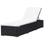 Sonnenliegen mit Kissen 2 Stück schwarzes synthetisches Rattan von vidaXL, Liegen - Ref: Foro24-277088, Preis: 314,47 €, Raba...