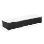 Sonnenliegen mit Kissen 2 Stück schwarzes synthetisches Rattan von vidaXL, Liegen - Ref: Foro24-277088, Preis: 314,47 €, Raba...