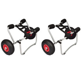 Carrito de kayak 2 unidades aluminio de vidaXL, Tráilers para barcos - Ref: Foro24-277087, Precio: 136,66 €, Descuento: %