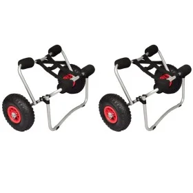 Kajakwagen 2 Einheiten Aluminium von vidaXL, Bootsanhänger - Ref: Foro24-277087, Preis: 142,51 €, Rabatt: %