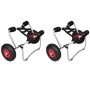 Carrito de kayak 2 unidades aluminio de vidaXL, Tráilers para barcos - Ref: Foro24-277087, Precio: 136,66 €, Descuento: %