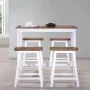 Juego de mesa alta y taburete de cocina 5 pzas madera maciza de vidaXL, muebles para cocinas y comedores - Ref: Foro24-275232...