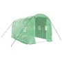 Invernadero con estructura de acero verde 8 m² 4x2x2 m de vidaXL, Invernaderos - Ref: Foro24-3188017, Precio: 165,83 €, Descu...