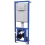 Inodoro suspendido de pared con cisterna oculta cerámica negro de vidaXL, Baños - Ref: Foro24-275792, Precio: 326,01 €, Descu...