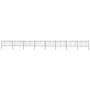 Gartenzaun mit schwarzen Stahlringspitzen 13,6 x 1 m von vidaXL, Zaunpaneele - Ref: Foro24-277663, Preis: 484,13 €, Rabatt: %