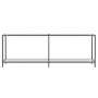 Mesa consola vidrio templado blanco 220x35x75,5 cm de vidaXL, Mesas auxiliares - Ref: Foro24-331712, Precio: 113,45 €, Descue...