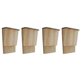 Bat houses 4 units made of wood 22x12x34 cm by vidaXL, bat shelters - Ref: Foro24-276009, Price: 60,78 €, Discount: %