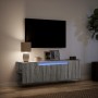 Mueble de TV de pared con luces LED gris Sonoma 135x31x39,5 cm en Muebles TV | Comprar online en Foru.es