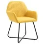 Sillas de comedor 4 unidades tela amarillo by vidaXL, dining chairs - Ref: Foro24-277108, Price: 355,74 €, Discount: %