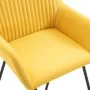 Sillas de comedor 4 unidades tela amarillo by vidaXL, dining chairs - Ref: Foro24-277108, Price: 355,74 €, Discount: %