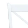 Sillas de comedor 6 uds madera maciza de caucho blanco y madera de vidaXL, Sillas de comedor - Ref: Foro24-277544, Precio: 44...