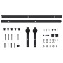 Kit de herrajes para puertas correderas SKIEN acero negro 183cm en Materiales de construcción | Comprar online en Foru.es