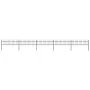 Garden fence with black steel spear points 8.5x0.6 m by vidaXL, fence panels - Ref: Foro24-277597, Price: 217,10 €, Discount: %