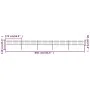 Garden fence with black steel spear points 8.5x0.6 m by vidaXL, fence panels - Ref: Foro24-277597, Price: 217,10 €, Discount: %