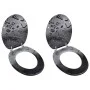 Toilettensitze mit Deckel 2 Stück MDF Wasser von vidaXL, Toiletten- und Bidetsitze - Ref: Foro24-275916, Preis: 79,53 €, Raba...