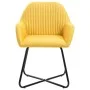 Dining chairs 6 units of yellow fabric by vidaXL, dining chairs - Ref: Foro24-277109, Price: 595,76 €, Discount: %
