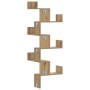 Estantería de pared esquina madera roble artisan 45x45x147 cm en Estanterías | Comprar online en Foru.es