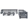 Set de muebles de palets para jardín 6 piezas madera gris de vidaXL, Conjuntos de jardín - Ref: Foro24-276322, Precio: 450,46...