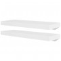 Estantes de pared 4 unidades blanco 60 cm de vidaXL, Estantes y estanterías - Ref: Foro24-275997, Precio: 66,17 €, Descuento: %