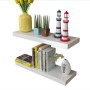 Estantes de pared 4 unidades blanco 60 cm de vidaXL, Estantes y estanterías - Ref: Foro24-275997, Precio: 66,17 €, Descuento: %