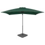 Sombrilla de jardín con base portátil verde de vidaXL, Sombrillas - Ref: Foro24-276328, Precio: 204,44 €, Descuento: %