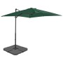 Sombrilla de jardín con base portátil verde de vidaXL, Sombrillas - Ref: Foro24-276328, Precio: 204,44 €, Descuento: %