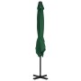 Sombrilla de jardín con base portátil verde de vidaXL, Sombrillas - Ref: Foro24-276328, Precio: 204,44 €, Descuento: %