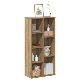 Estantería de madera de ingeniería roble artesano 50x25x105 cm en Librerías y estanterías | Comprar online en Foru.es